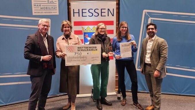 Hermann Ehlers Schule erreicht zweiten Platz beim Schulradeln Hessen mit 404,7 Kilometer pro Teilnehmendem