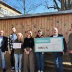 Kita Europaviertel bekommt 1000 Euro und Holzroboter für Ausbau des MINT Labors