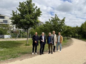 Neue Fuß und Radverbindung verbindet Helling Höfe direkt mit dem Rheinufer